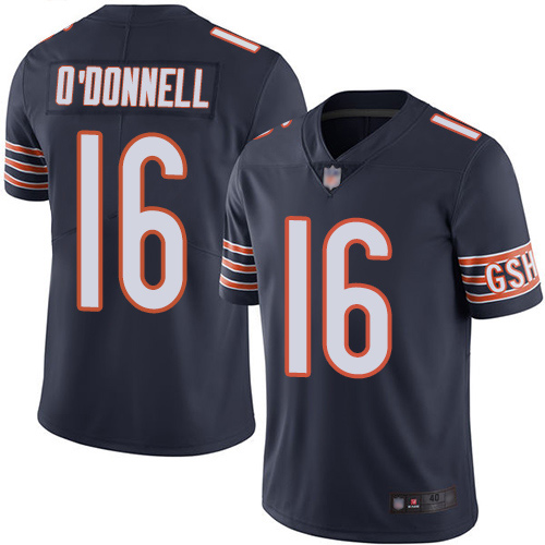 Chicago Bears Limited Navy Blue Men Pat O Donnell Home Jersey NFL Football 16 Vapor Untouchable